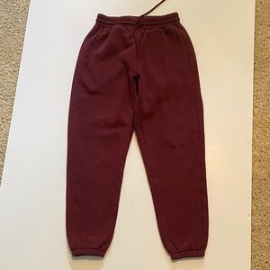 Maroon Sweat Pants Heavy Duty